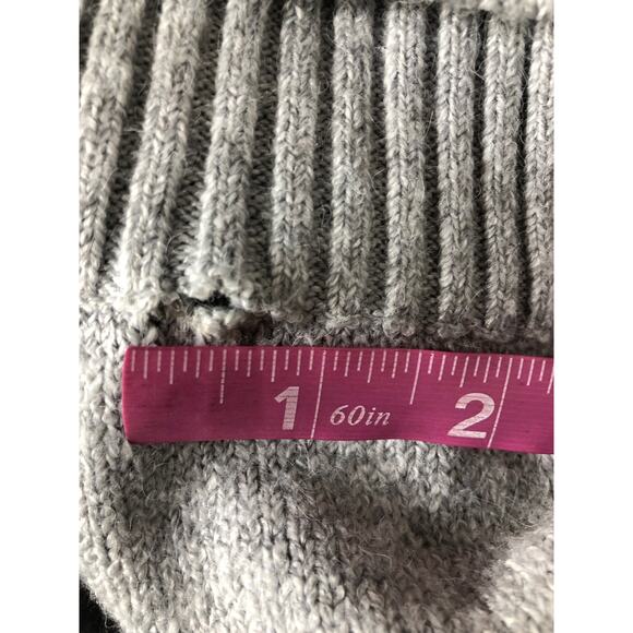 bp Turtleneck Sweater Knit Oversized Pullover Grey Heather NWT M - Picture 7 of 11